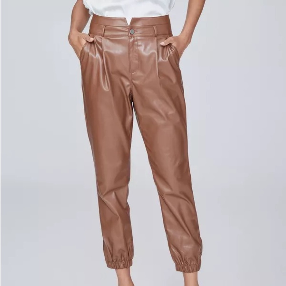 PAIGE Mayslie leather pants